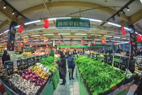 不涨价 春节期间平潭9家超市四类农副产品实行平价销售